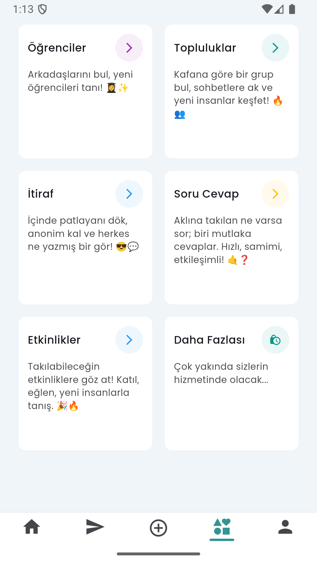 UniMate Uygulama Ekranı 3
